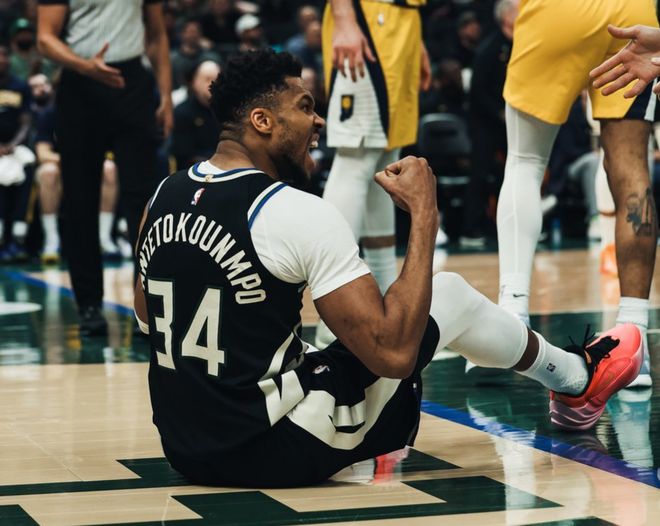 字母哥伤病隐患暴露 雄鹿季后赛前景堪忧