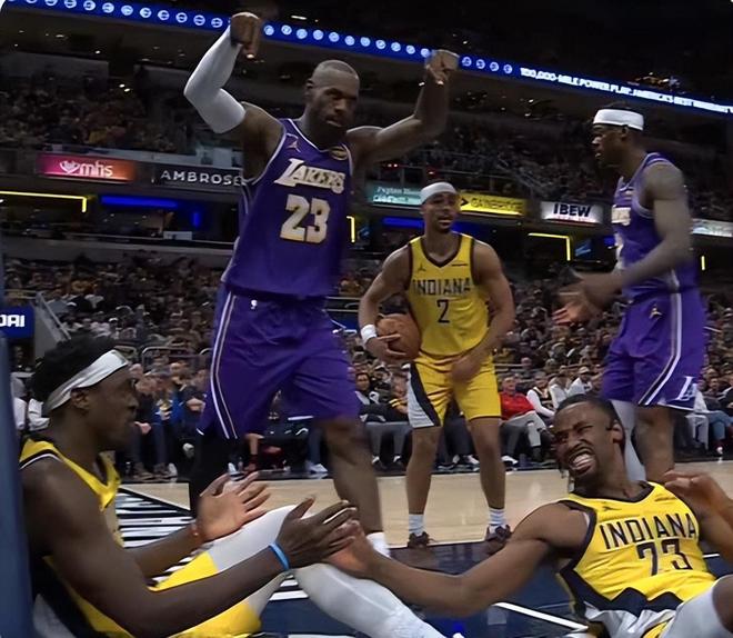 勒布朗-詹姆斯41岁爆发！湖人逆转步行者