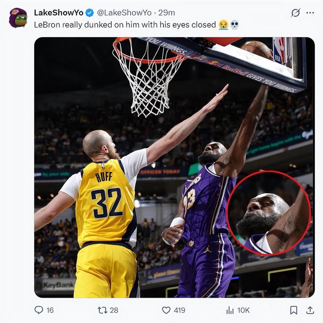 勒布朗-詹姆斯41岁爆发！湖人逆转步行者