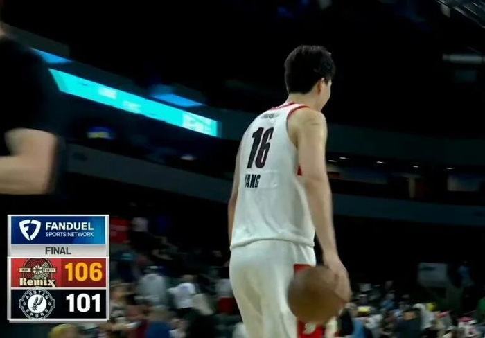 杨瀚森发展联盟赛遭遇季后赛强度防守，数据全