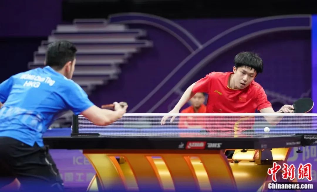 王楚钦力克樊振东摘金 国乒亚运乒乓球赛收官揽
