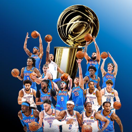 雷霆大胜快船锁定常规赛冠军 霍姆格伦亚历山大