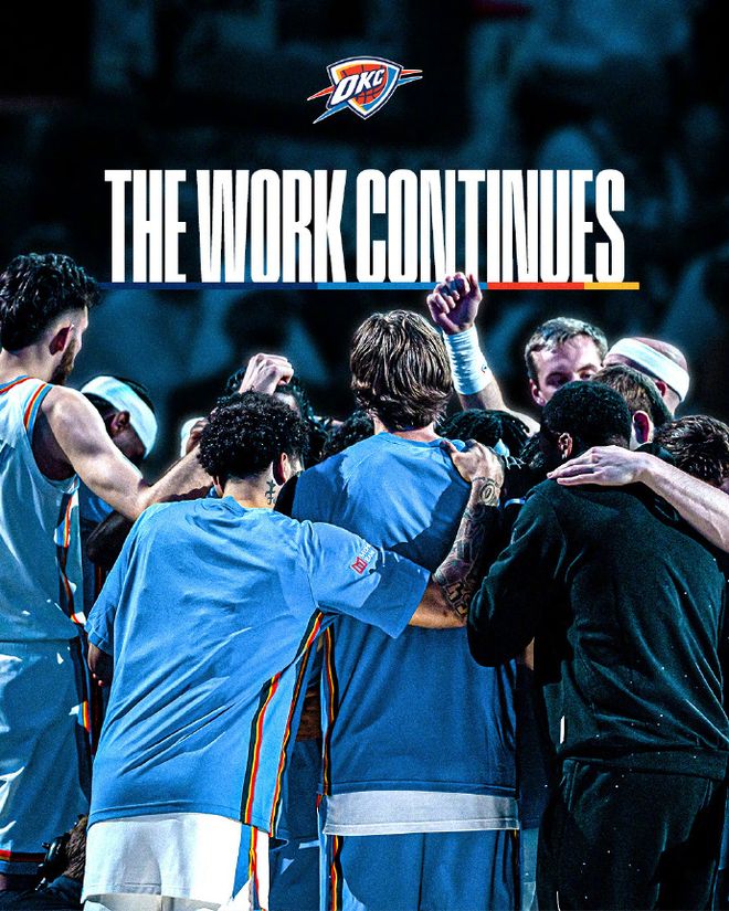 雷霆大胜快船锁定常规赛冠军 霍姆格伦亚历山大